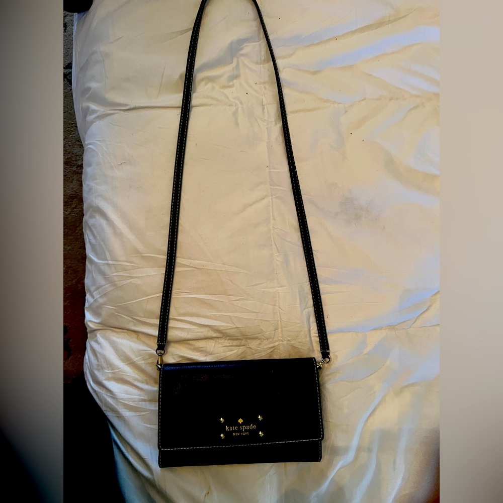 Authentic  black Kate Spade cross body